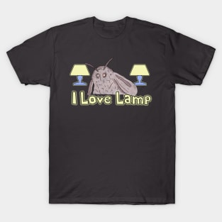 Moth Loves Lamp Meme T-Shirt